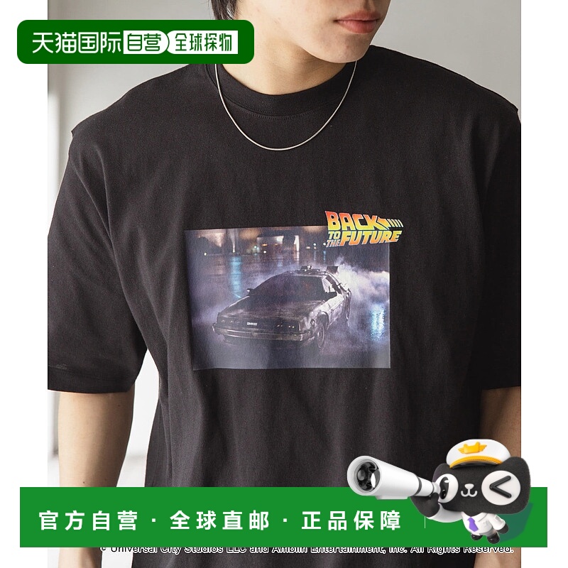 1h可退 日本直邮SENSE OF PLACE×BTTF 合作款印花圆领T恤 男士 A