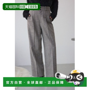 MOUSSY 女装 宽松直筒 250 1h可退 高腰格纹长裤 日本直邮AZUL