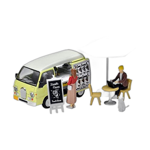 【日本直邮】Tomytec多美卡 1/64 斯巴鲁 移动可丽饼餐车人物套装