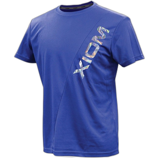 日本直邮XIOM 短袖 Trixie T 恤 蓝色乒乓球 T 恤 801