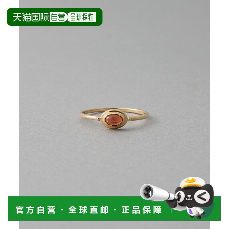 日本直邮ete 女士 K10黄金 花蕊果實風 石榴石寶石 戒指 721238图片