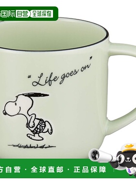 【日本直邮】山葛店“PEANUTS”史努比马克杯季节图案绿色 SN612-