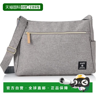 【日本直邮】[Anello Grande] 单肩包 10 口袋 经典混纺聚酯纤维
