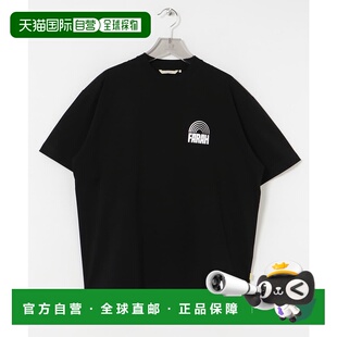 T恤 1h可退 音乐唱片图案短袖 男士 UMA50501M3010 日本直邮FARAH