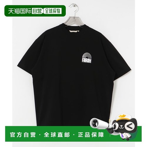 1h可退 日本直邮FARAH 男士音乐唱片图案短袖T恤 UMA50501M3010