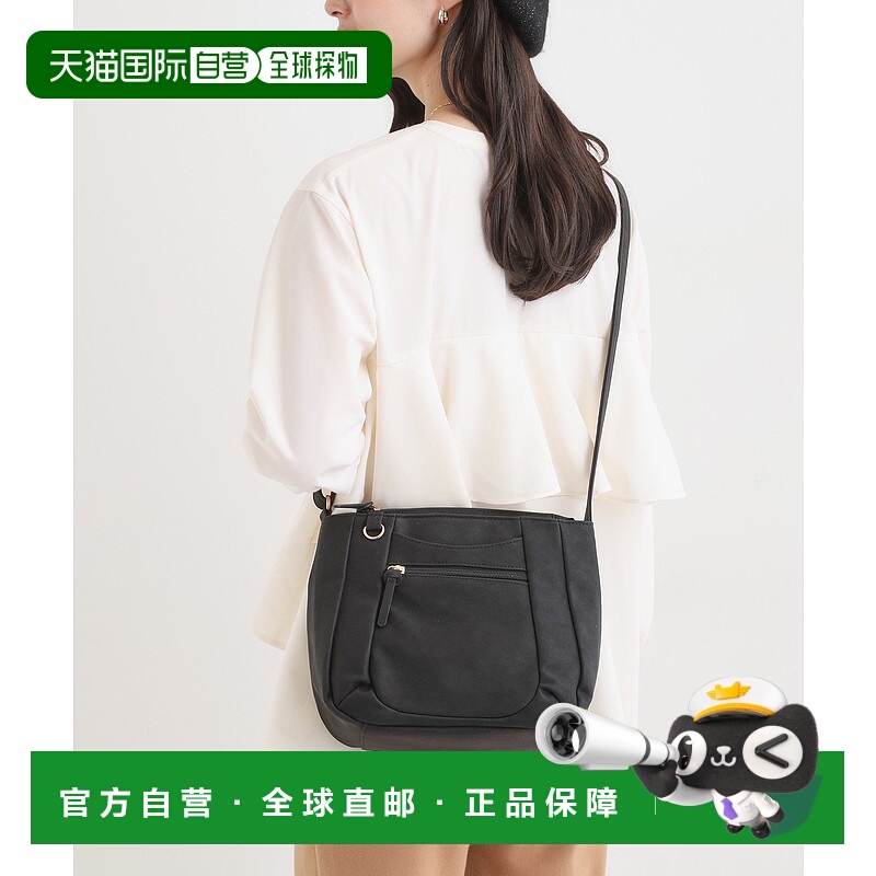 1h可退 日本直邮SHOO・LA・RUE 女士仿皮前口袋斜挎包 宽松多袋设计