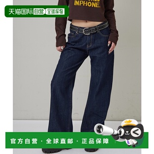1h可退 日本直邮WHO'S WHO gallery 女装 宽松中长款A字牛仔裤 半