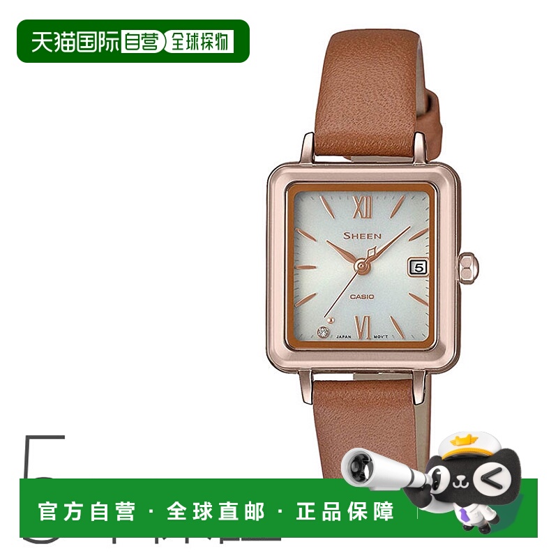 日本直邮CASIO卡西欧SHEEN女士手表日月星SHS-D400系列