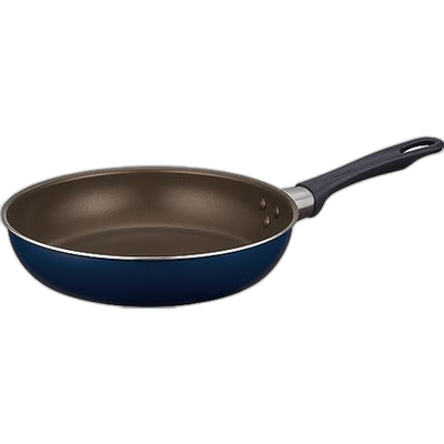 【日本直邮】Thermos膳魔师 平底锅24cm 深蓝 燃气用KFI-024 NVY