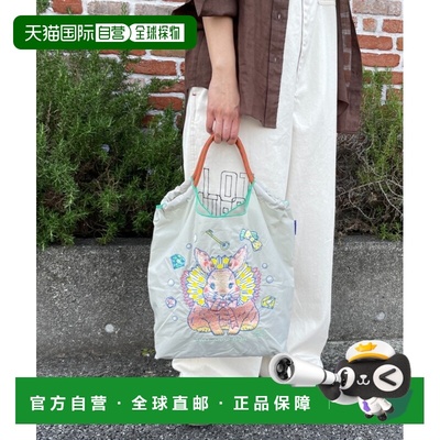 1h可退 日本直邮BALL&CHAIN 女装 D.M.RABBIT 刺绣设计尼龙托特包