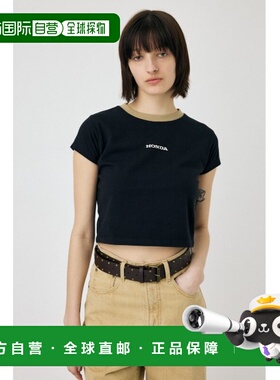 1h可退 日本直邮MOUSSY女士HONDA合作款裁剪T恤 010HSL010100