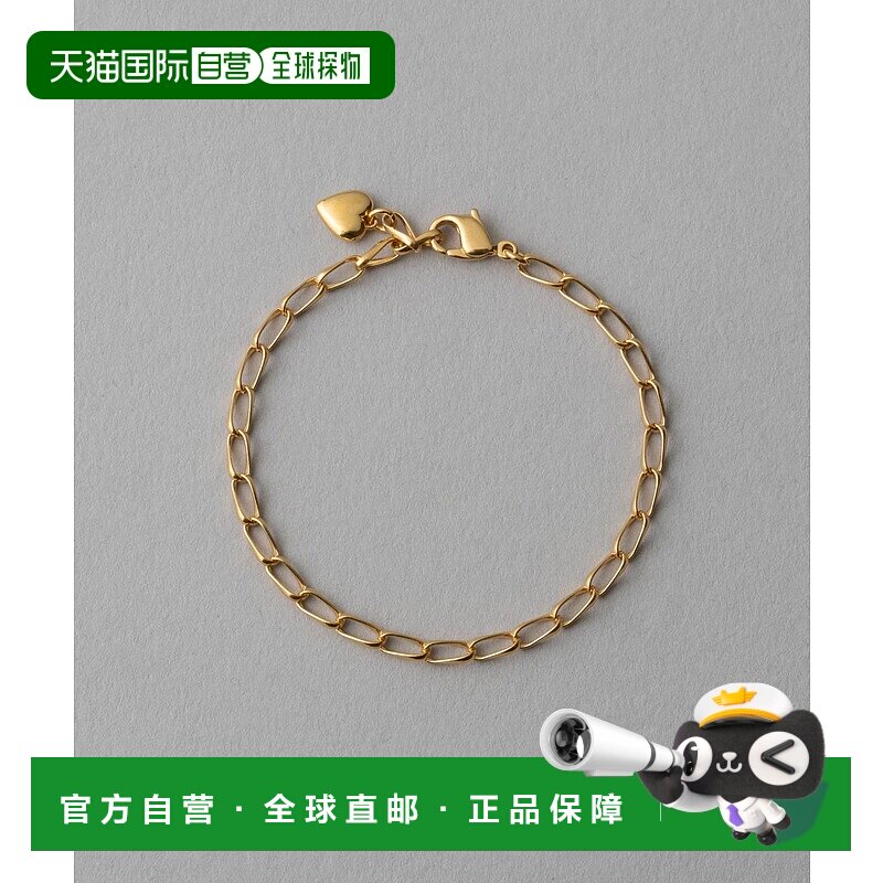 1h可退 日本直邮ete女士心形项链手链 SV925铂金黄金镀层 8506978