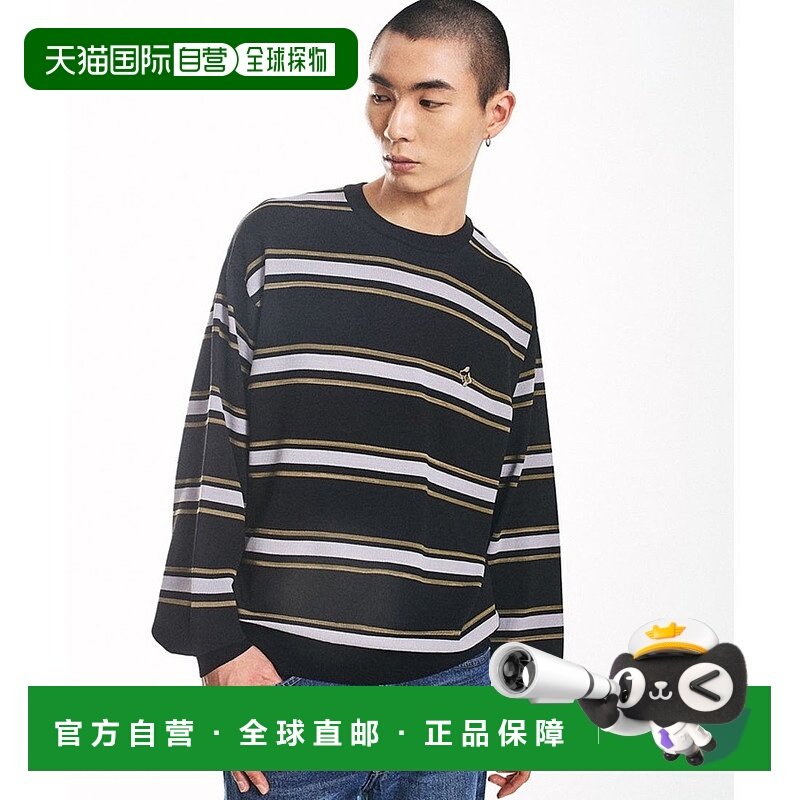 日本直邮SHIPS 可手洗14针腈纶尼龙单肩带logo针织连衣裙 SH8611E