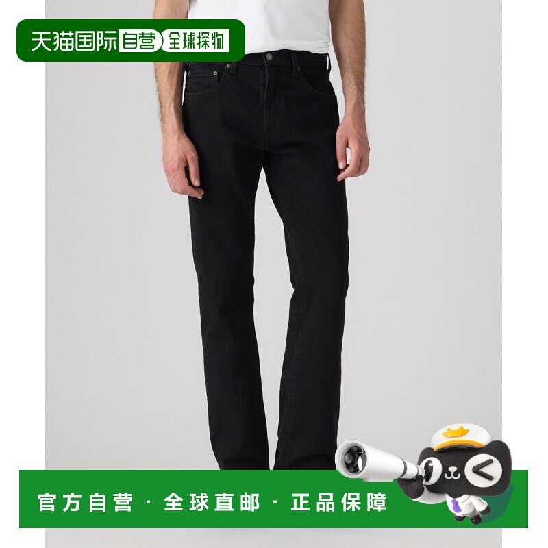 日本直邮Levi's 男装 505&trade;经典直筒牛仔裤黑色纯棉 005053439