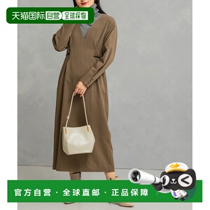 1h可退 日本直邮URBAN RESEARCH ROSSO WOMEN 女装 V领直筒连衣裙