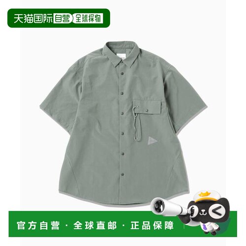 日本直邮and wander 女士 衬衫 【付后1h可退】