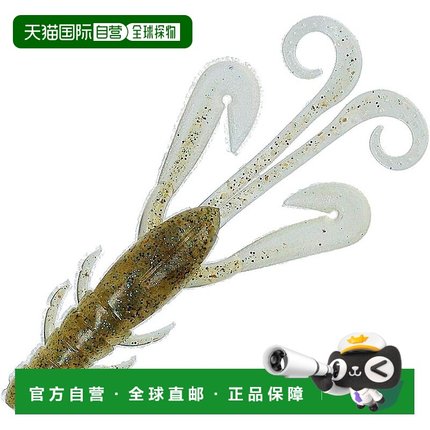 【日本直邮】达亿瓦Bass Worm Steez Craw 4.5英寸湖虾路亚