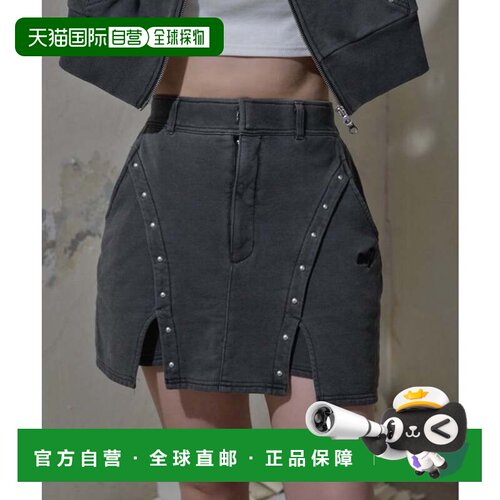 日本直邮NICE CLAUP 短裙 灰色短裤半身裙包臀裙