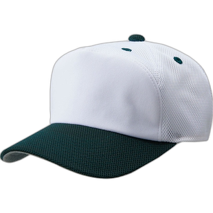 日本直邮ZETT 男女通用/青少年棒球/垒球帽前面板后网帽 BH158A-1