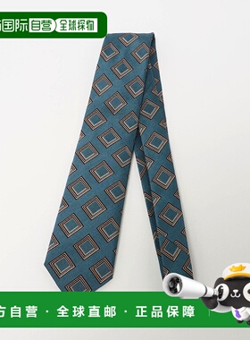 1h可退 日本直邮FRANCO BASSI 男士 桑蚕丝混棉 方领领带 1334400