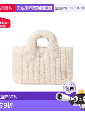 日本直邮日潮 GRL LOGO刺绣 抓绒手提包tr1043