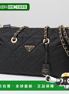 日本直邮PRADA 单肩包1BG551 2AOS女士托特包斜挎包再生尼龙链条F