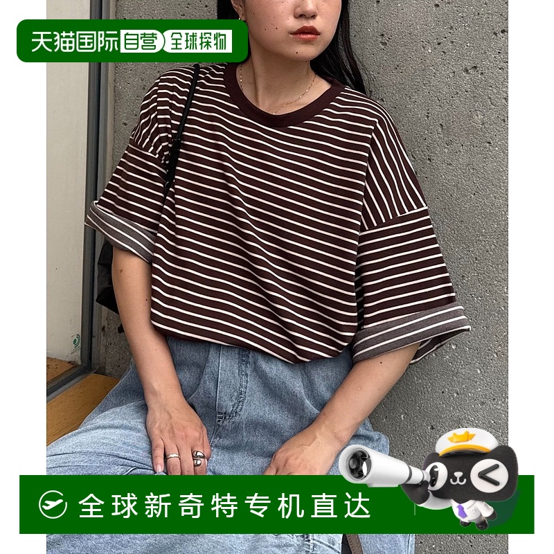 1h可退 日本直邮CIAOPANIC TYPY 男女同款 大廓形侧开叉舒适T恤 T