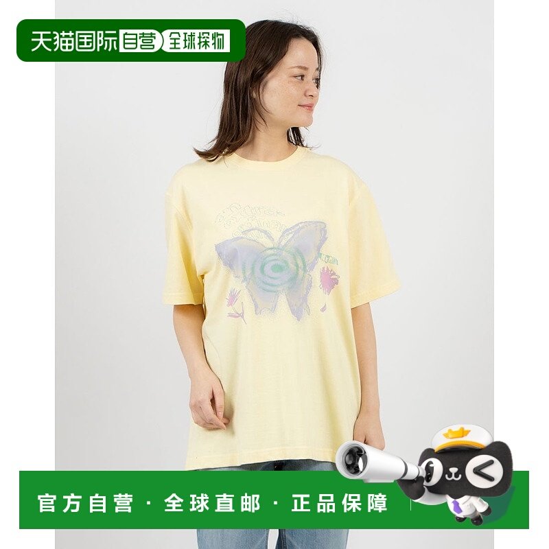 日本直邮NERDY DREAMLIKE BUTTERFLY短袖T恤 [NE8621EU001011] 黑