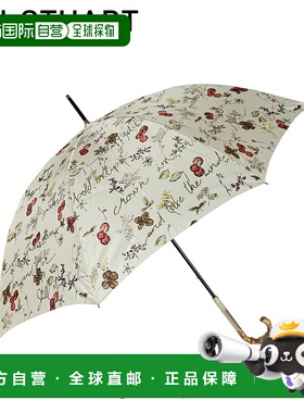 日本直邮JILL STUART 长雨伞雨伞女式60cm木炭色浅色色 1JI11031