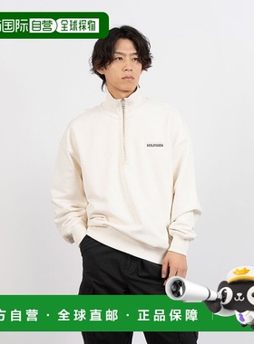 日本直邮TOMMY HILFIGER 重磅斜纹半拉链套头衫 [TO3203EM011803]