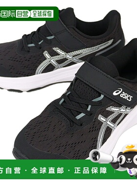 日本直邮ASICS 儿童 GT-1000 13 PS 运动鞋黑色/白色1014A344-003