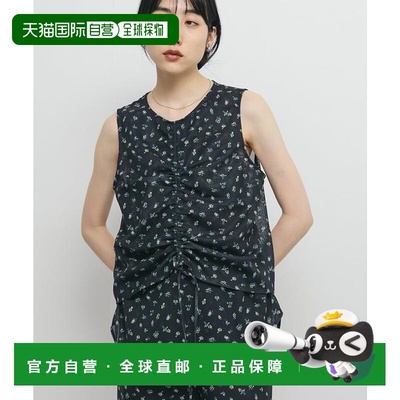 1h可退 日本直邮官方授权 KBF 花卉印花网纱上衣女装