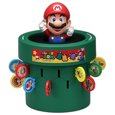 【日本直邮】Takara Tomy多美 动作游戏 级马里奥插剑桶游戏