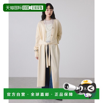 1h可退 日本直邮Adam et Rope' 女装 宽松针织连衣裙 半开襟系带