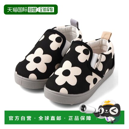 日本直邮BREEZE儿童男女同款帆布休闲一脚蹬男童女童校园鞋 J1470