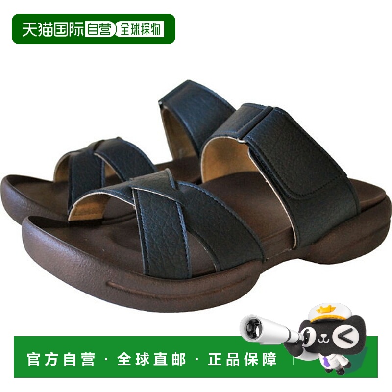 日本直邮Re:getA 男士交叉绑带软糖鞋垫凉鞋 R-226M 休闲鞋 R226M