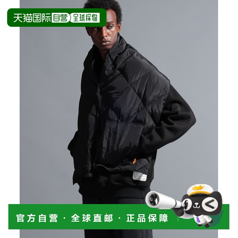 日本直邮NUMERALS男装羽绒风格围巾 保暖防寒手部保暖口袋设计 59