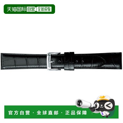 日本直邮BKME051AP BAMBI SCOTCHGARD 黑色压纹牛皮表带