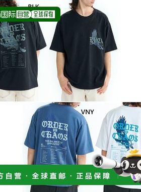 日本直邮RVCA 男士 TOUR DATES SS T 恤短袖 T 恤上衣RVCA VA BF0