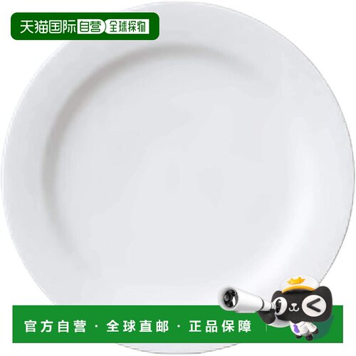 【日本直邮】则武 盘子 29.5cm北极白单品白色精美瓷器（白色）91