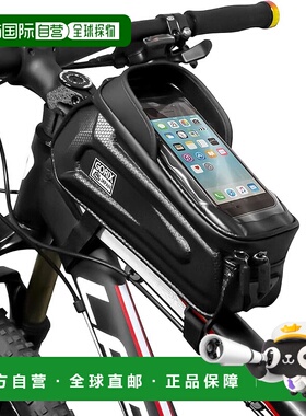 【日本直邮】Gorix 自行车上管包 手机架/遮阳架 炭黑色 GX-TB68