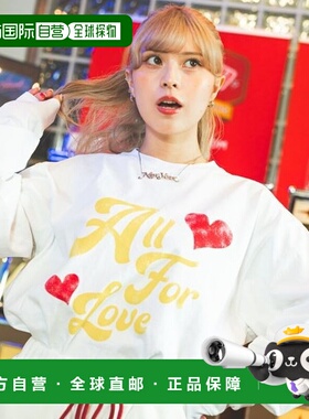1h可退 日本直邮PAGEBOYLIM 男女同款心形标志长袖T恤 286010