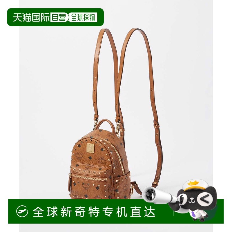 日本直邮 MCM MCM MMK8AVE04 背包 Stark 女式包背包 背包 镶钉皮
