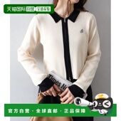 双拉链配色针织开衫 1h可退 日本直邮SpRay女装 026030278334