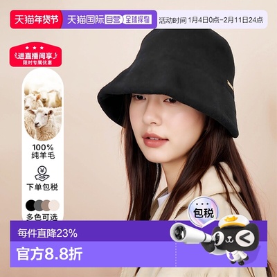日本直邮Maxim秋冬女款羊毛渔夫帽保暖复古百搭日系2025新款帽子