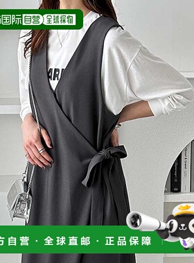 日本直邮GeeRA 轻松系腰蝴蝶结一体式连衣裙 R04609EW14549