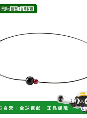 【日本直邮】法藤RAKUWA 项链 EXT​​REME 镜面球 双线 黑色/红色