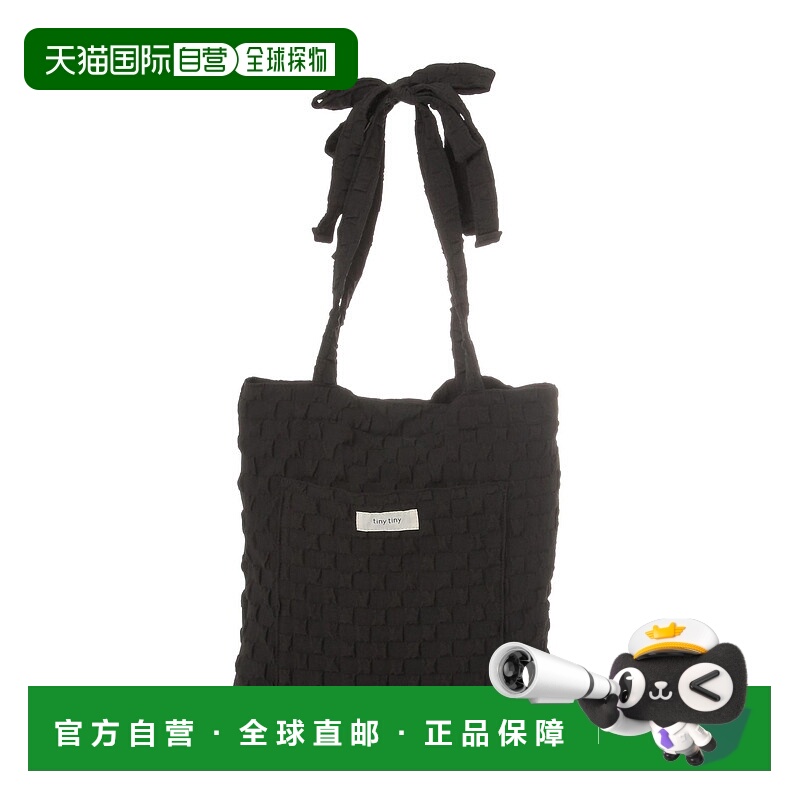 1h可退 日本直邮tiny 女士蕾丝带手柄托特包 327989新款单肩包
