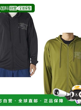 日本直邮Rusty 男士 RST 后背徽标防紫外线网眼全拉链连帽衫 连帽