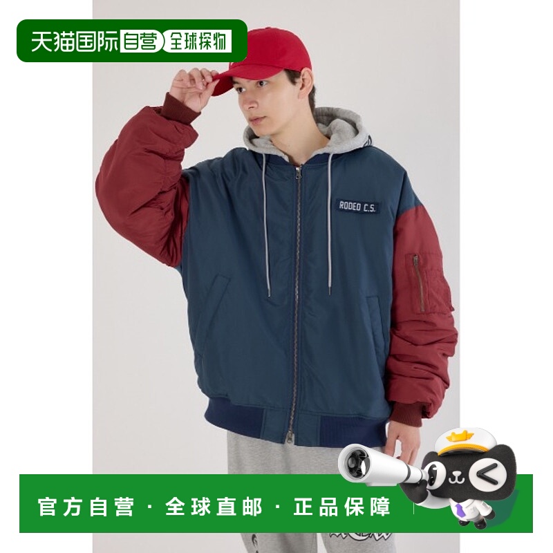 1h可退 日本直邮RODEO CROWNS WIDE BOWL 男装 可拆卸帽 MA-1 夹